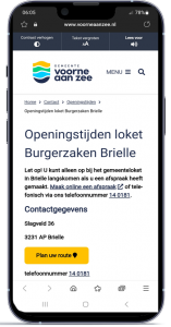 Gemeente app infobalie