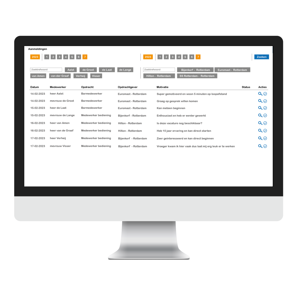 Intermediair backoffice aanmeldingen