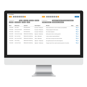 Intermediair backoffice aanmeldingen