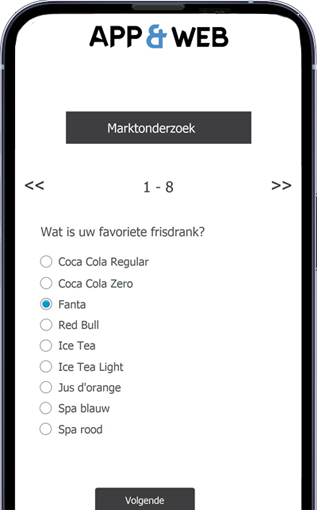 Marktonderzoek vraag 1