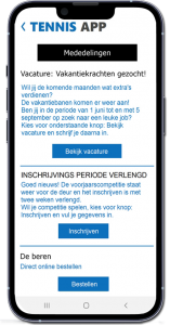 Tennis app vacatures